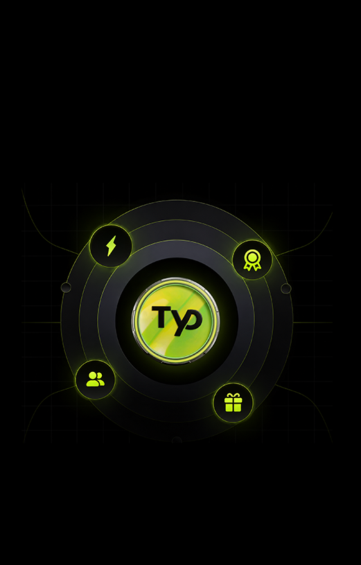 Typoints and streak rewards accumulating automatically